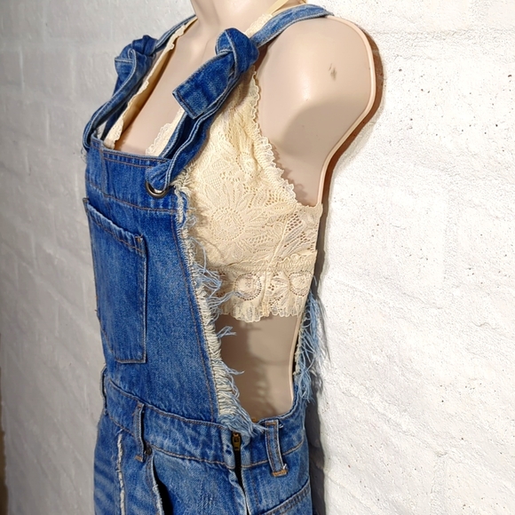 Denim Overall/Skirtall Dress - Picture 9 of 9